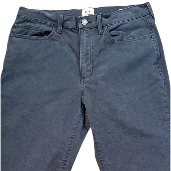 Flint and Tinder 365 Navy Blue Straight Fit 5-pocket Pants Mens Sz 32 x 30 - Picture 2 of 9